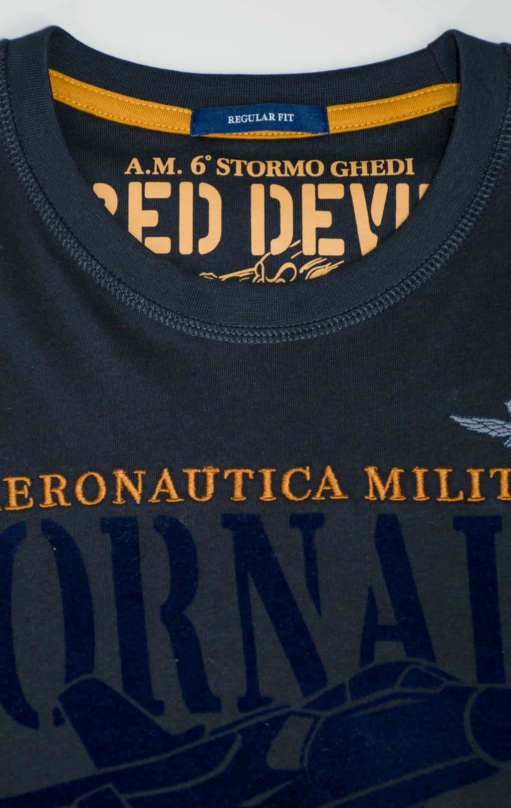 Футболка AERONAUTICA MILITARE SS 25 m/BD blue navy (TS 2405) 