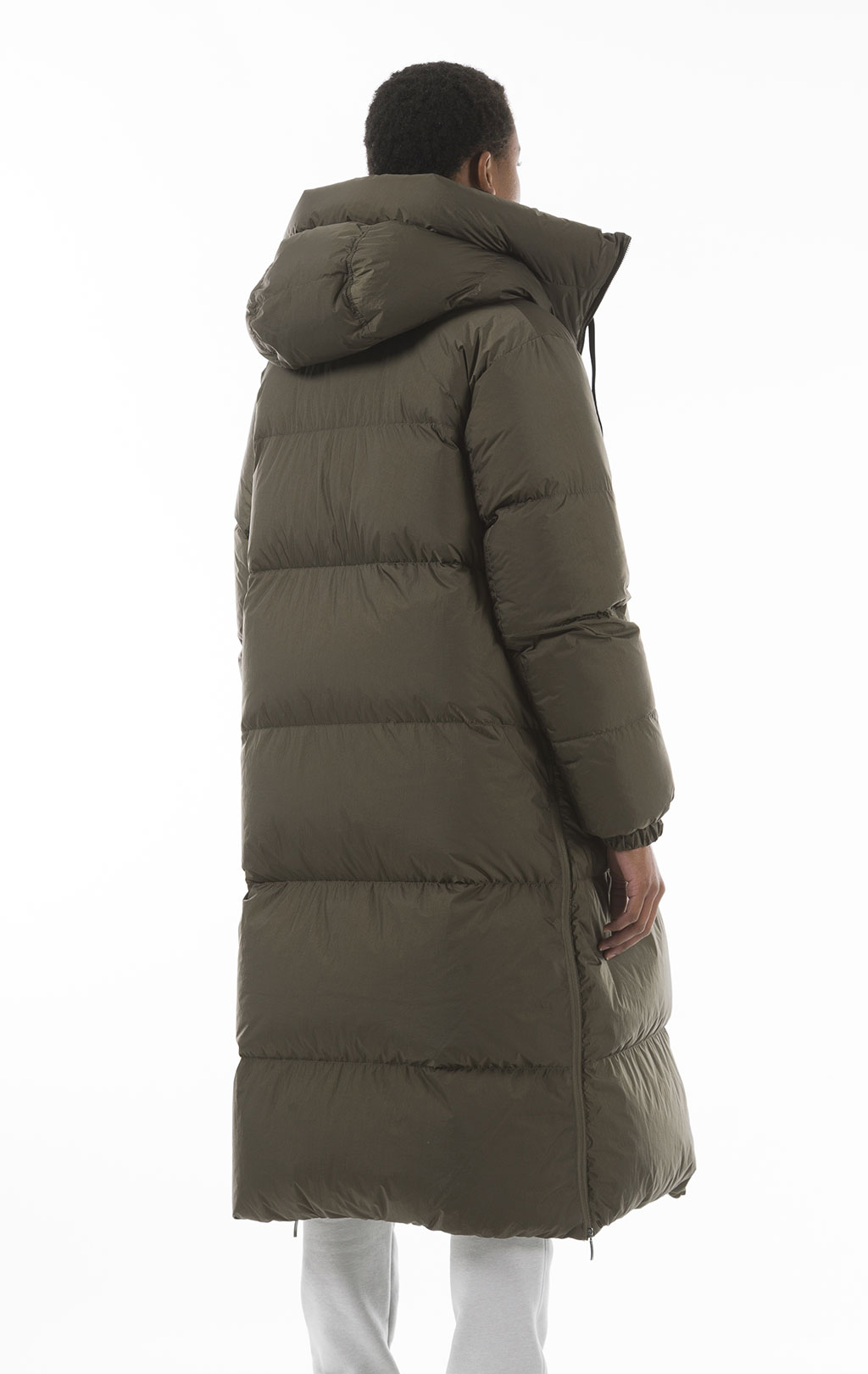 Женское пальто пуховое PARAJUMPERS SLEEPING BAG двустороннее FW 23/24 taglia olive-mochi 