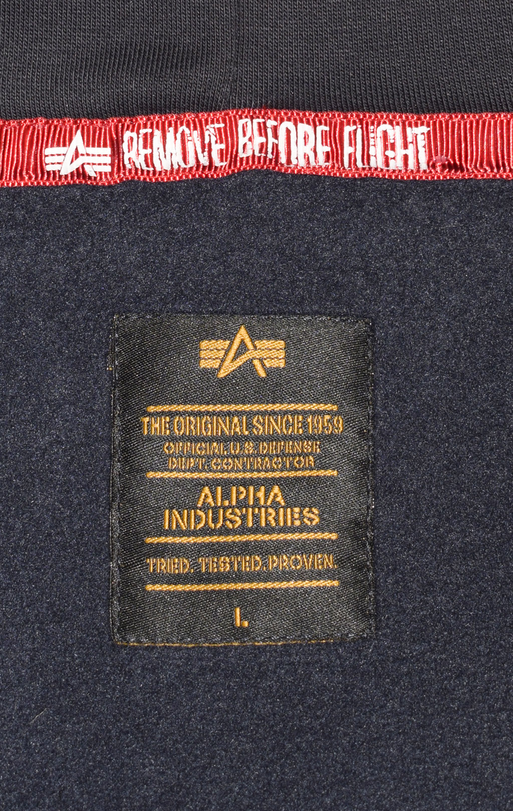 Толстовка ALPHA INDUSTRIES BASIC ZIP HOODY rep. blue 