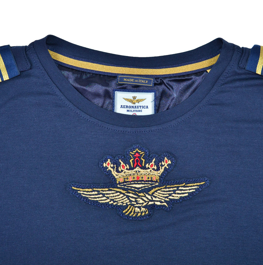 Женская футболка AERONAUTICA MILITARE blue navy (TS 1499) 