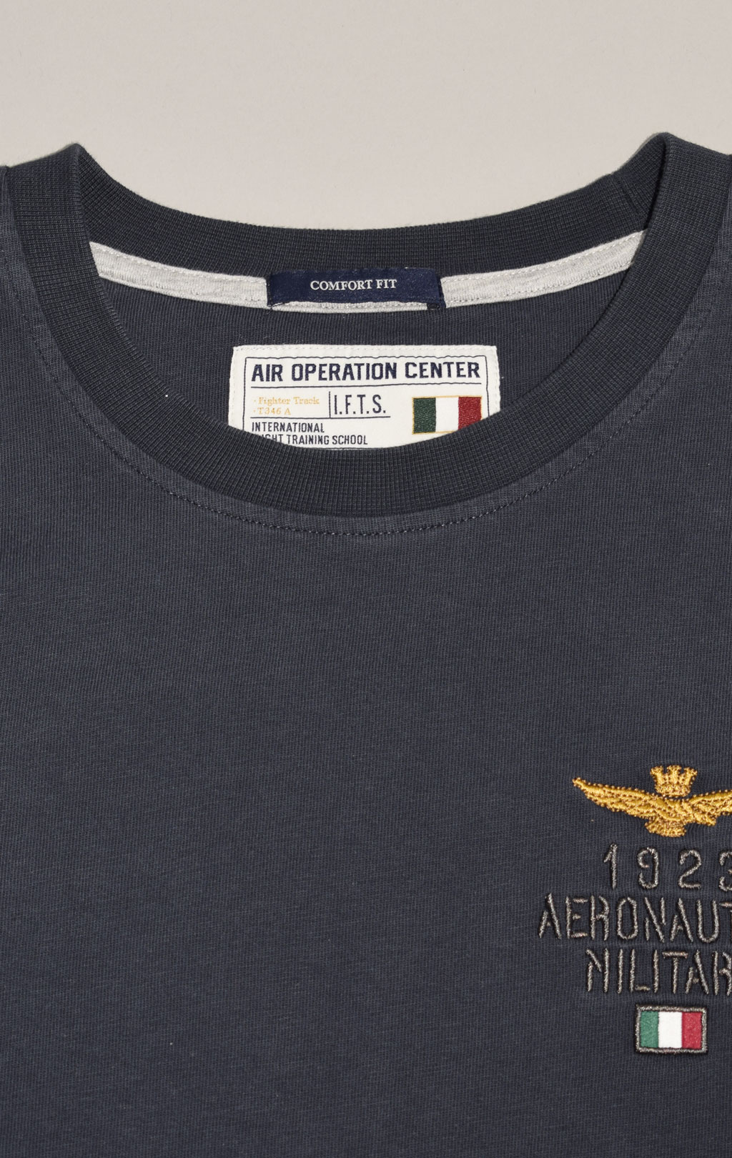 Свитшот AERONAUTICA MILITARE SS 23/TR blue black (FE 1801) 