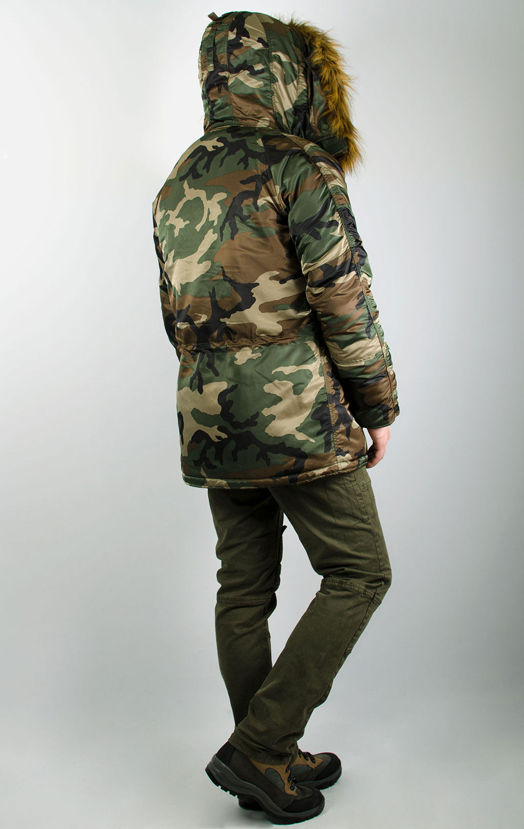 Аляска ALPHA INDUSTRIES VF 59 N-3B camo woodland 65 