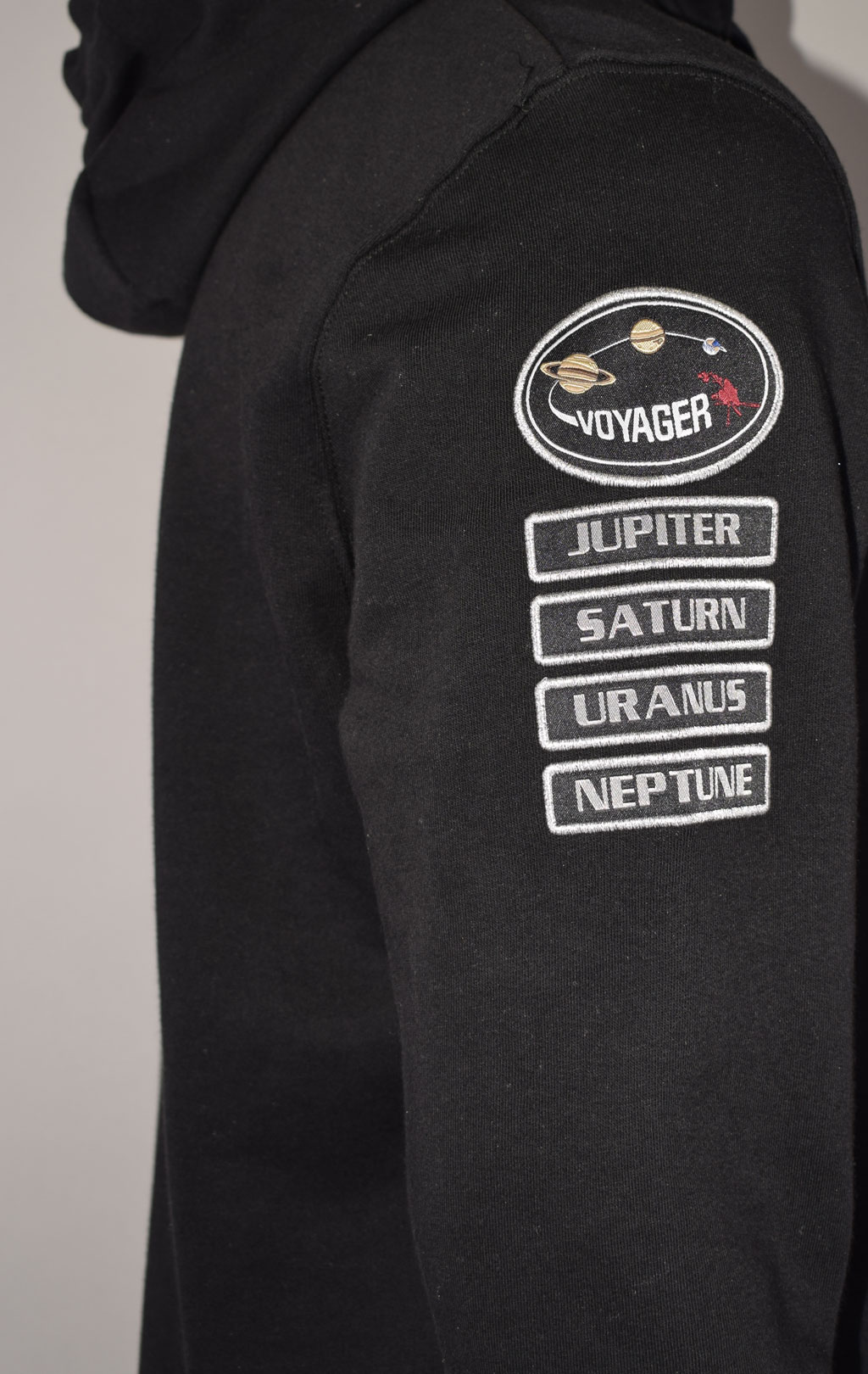 Толстовка ALPHA INDUSTRIES NASA VOYAGER HOODY black/black 