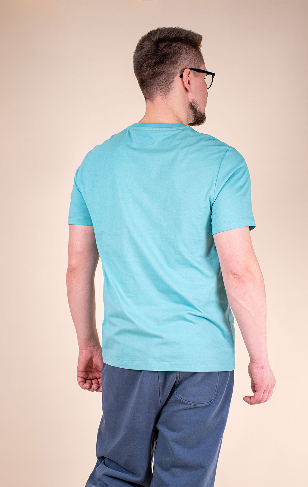 Футболка PARAJUMPERS PATCH TEE SS 26 aqua 
