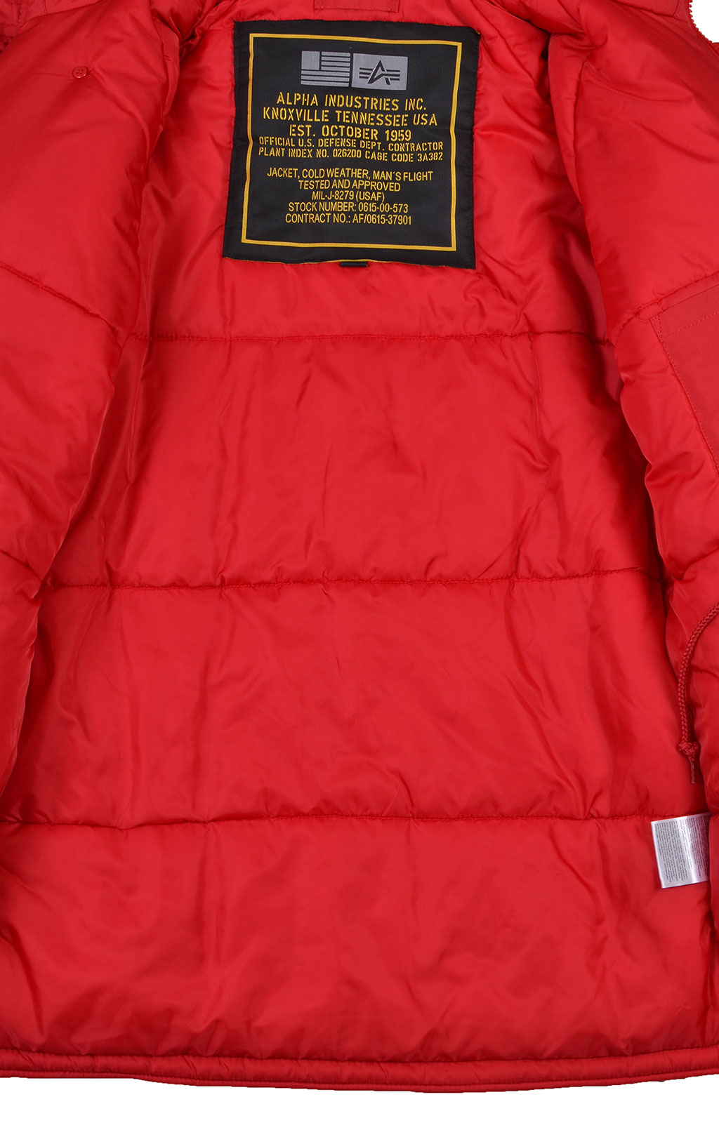 Аляска ALPHA INDUSTRIES EXPLORER big size натур. мех red speed 