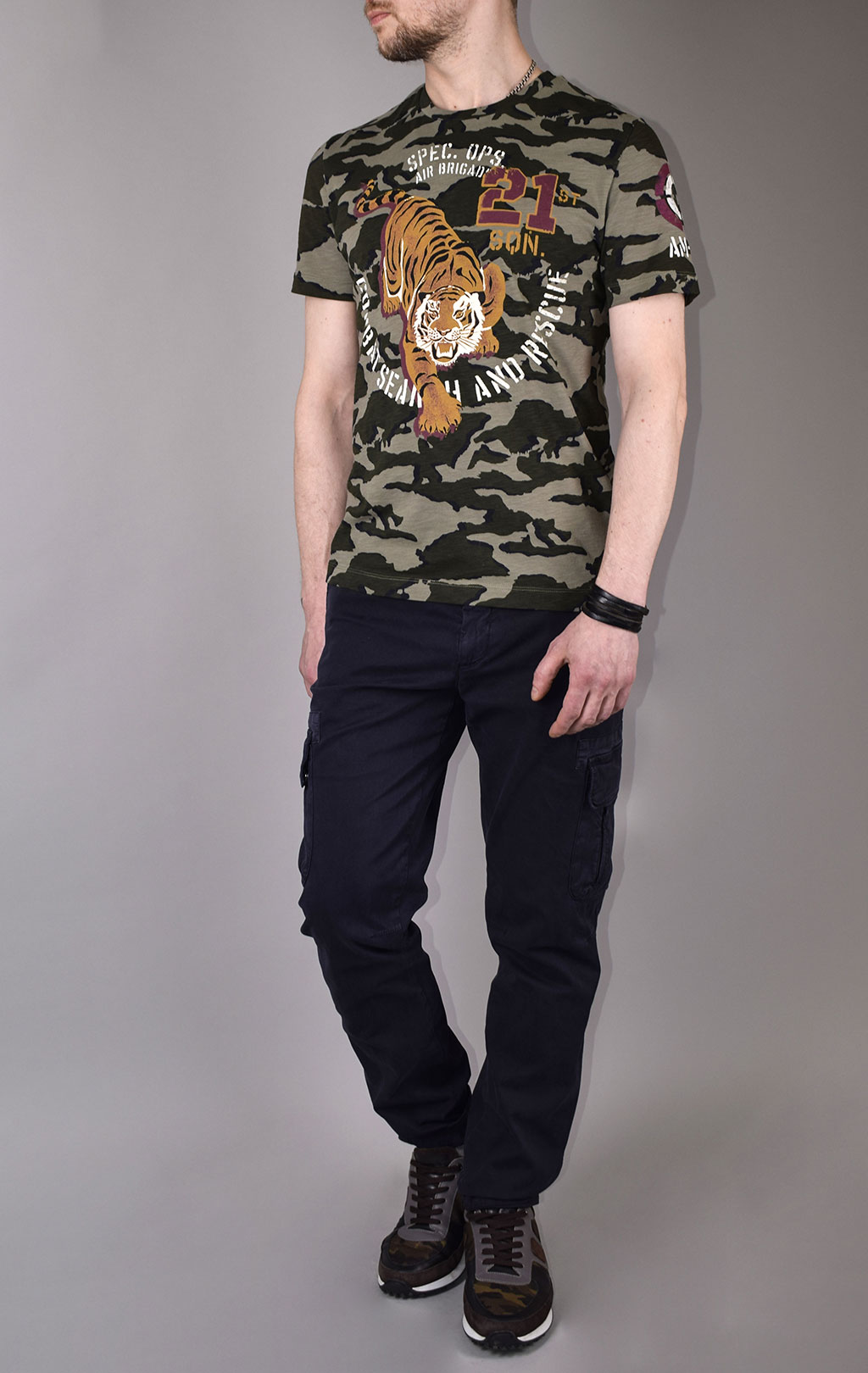 Футболка AERONAUTICA MILITARE SS 20/IN camouflage AM23 (TS 1728) 