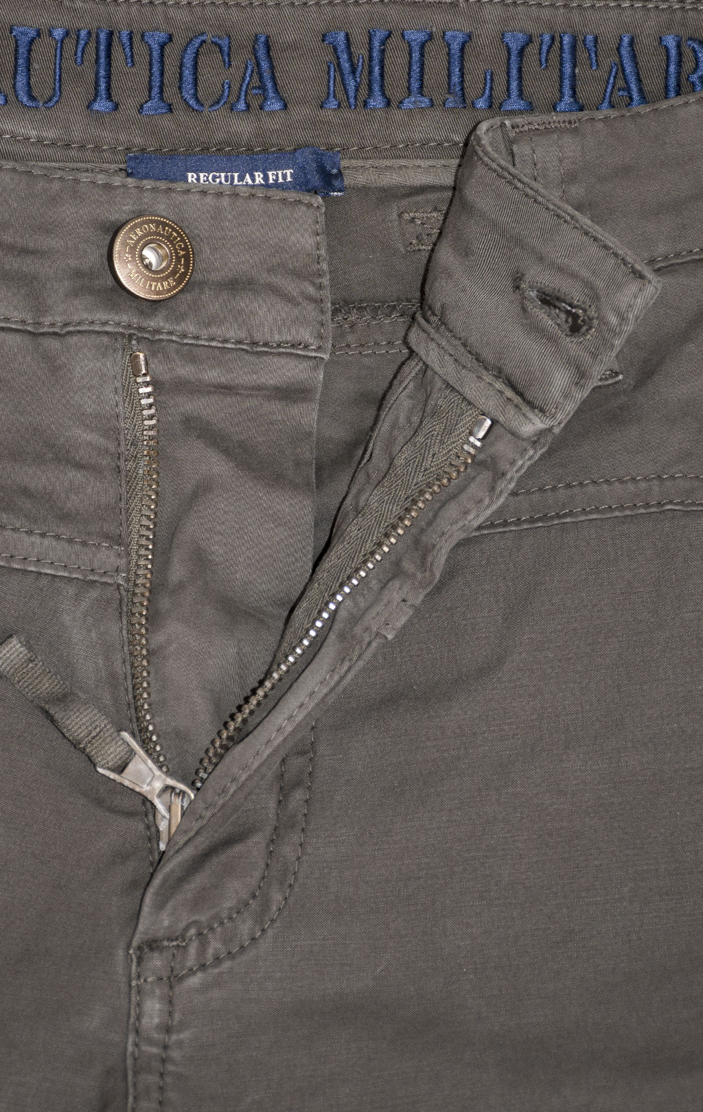 Брюки-карго AERONAUTICA MILITARE ANTI-G плотные FW 24/25/AL dark musk (PA 1557) 