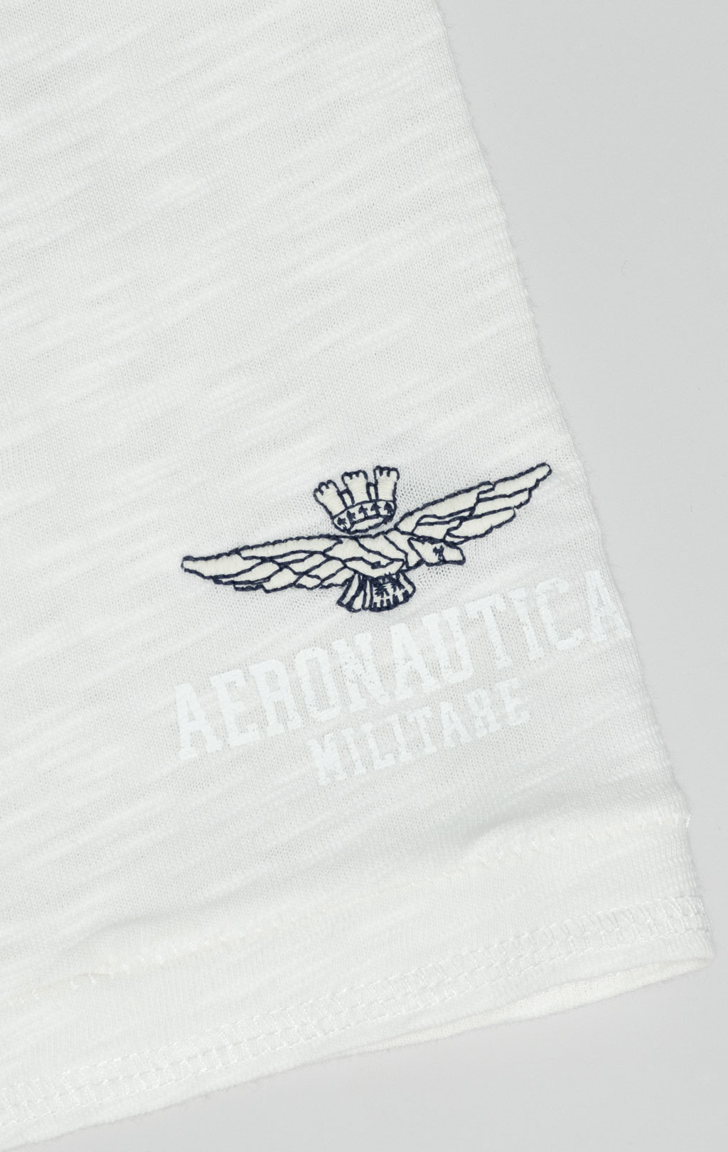 Футболка AERONAUTICA MILITARE SS 25 m/TR milk white (TS 2426) 