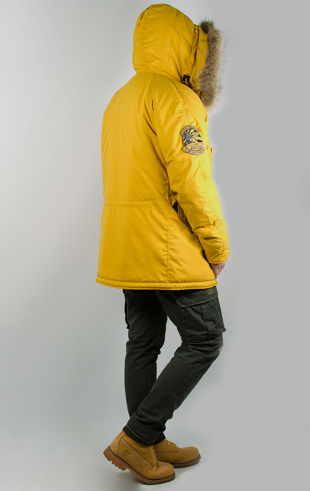 Аляска ALPHA INDUSTRIES EXPLORER натур. мех mustard 