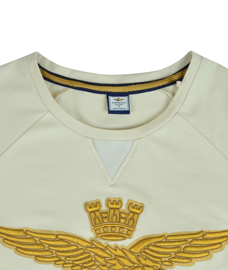 Женская футболка AERONAUTICA MILITARE naturale (TS 1460) 