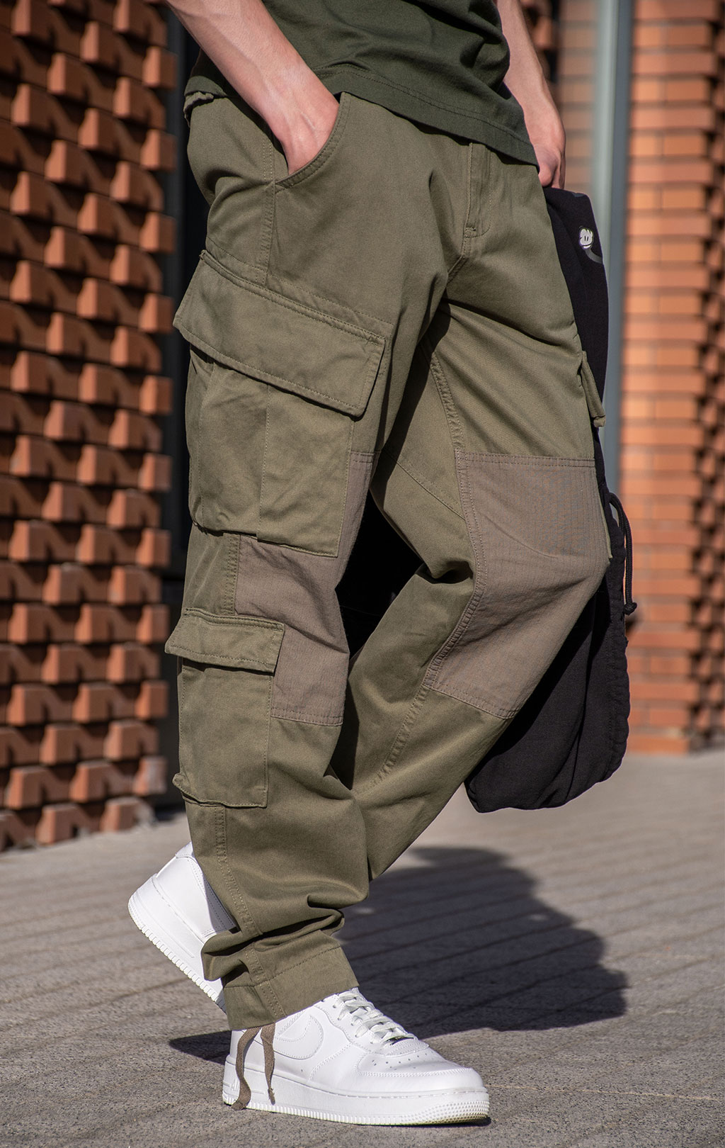 Брюки-карго ALPHA INDUSTRIES ACU PANT плотные SS 25 m OG-107 green 