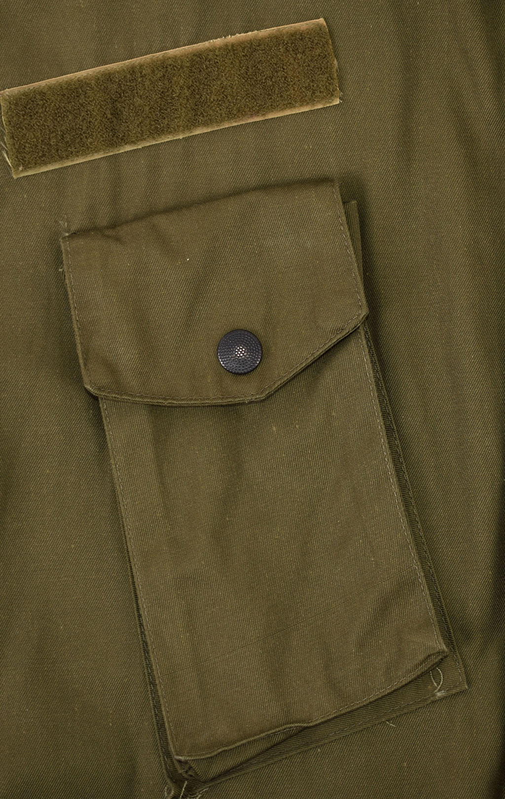 Куртка армейская хлопок на пуговицах olive б/у Италия