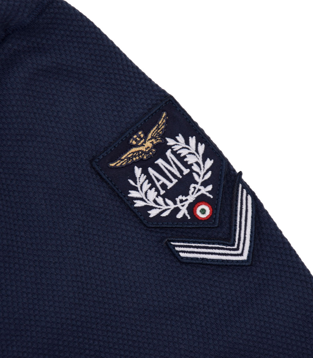 Женский свитшот AERONAUTICA MILITARE SS19 blue navy (FE 1358) 