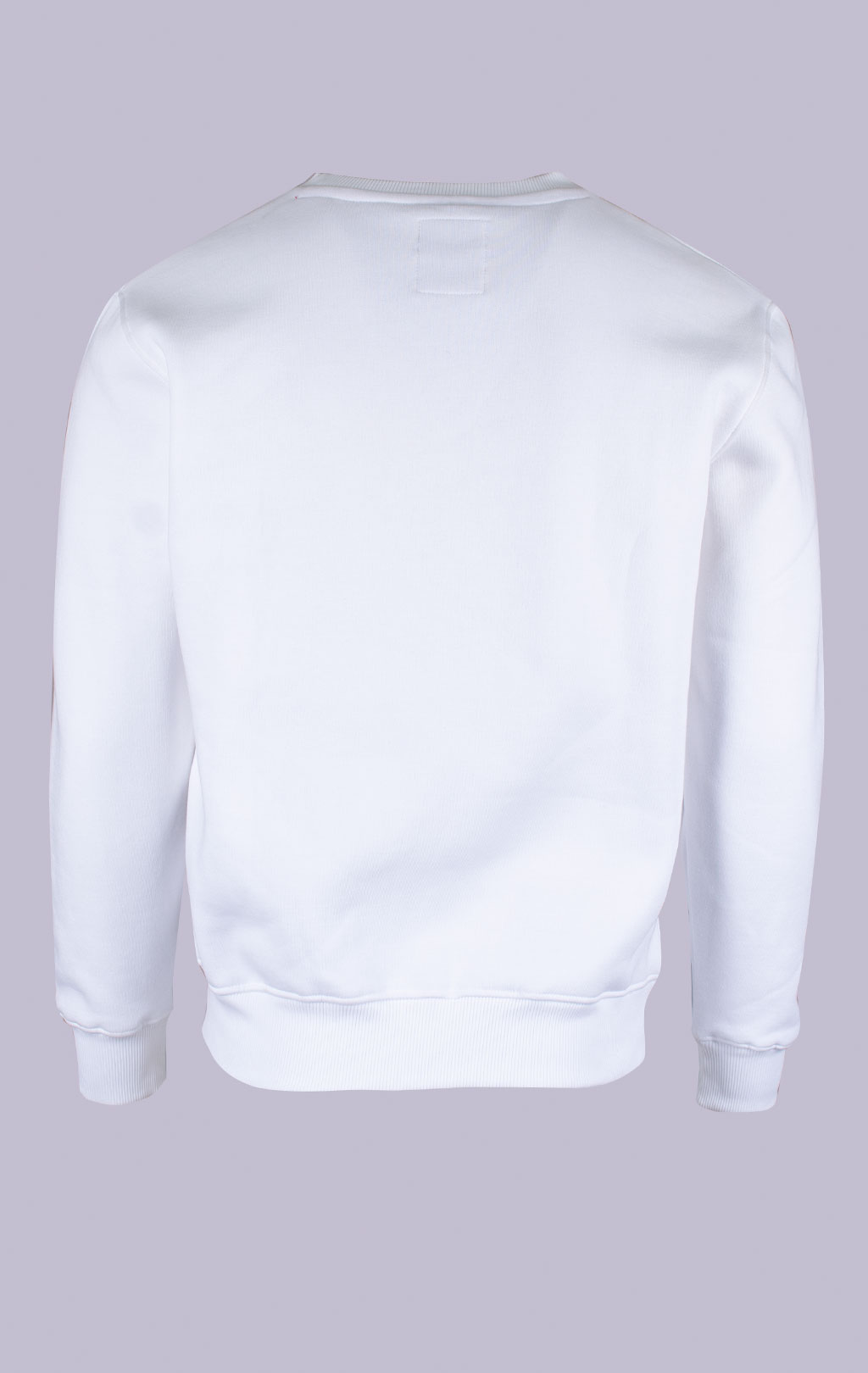 Свитшот ALPHA INDUSTRIES BASIC SWEATER white/neon orange 