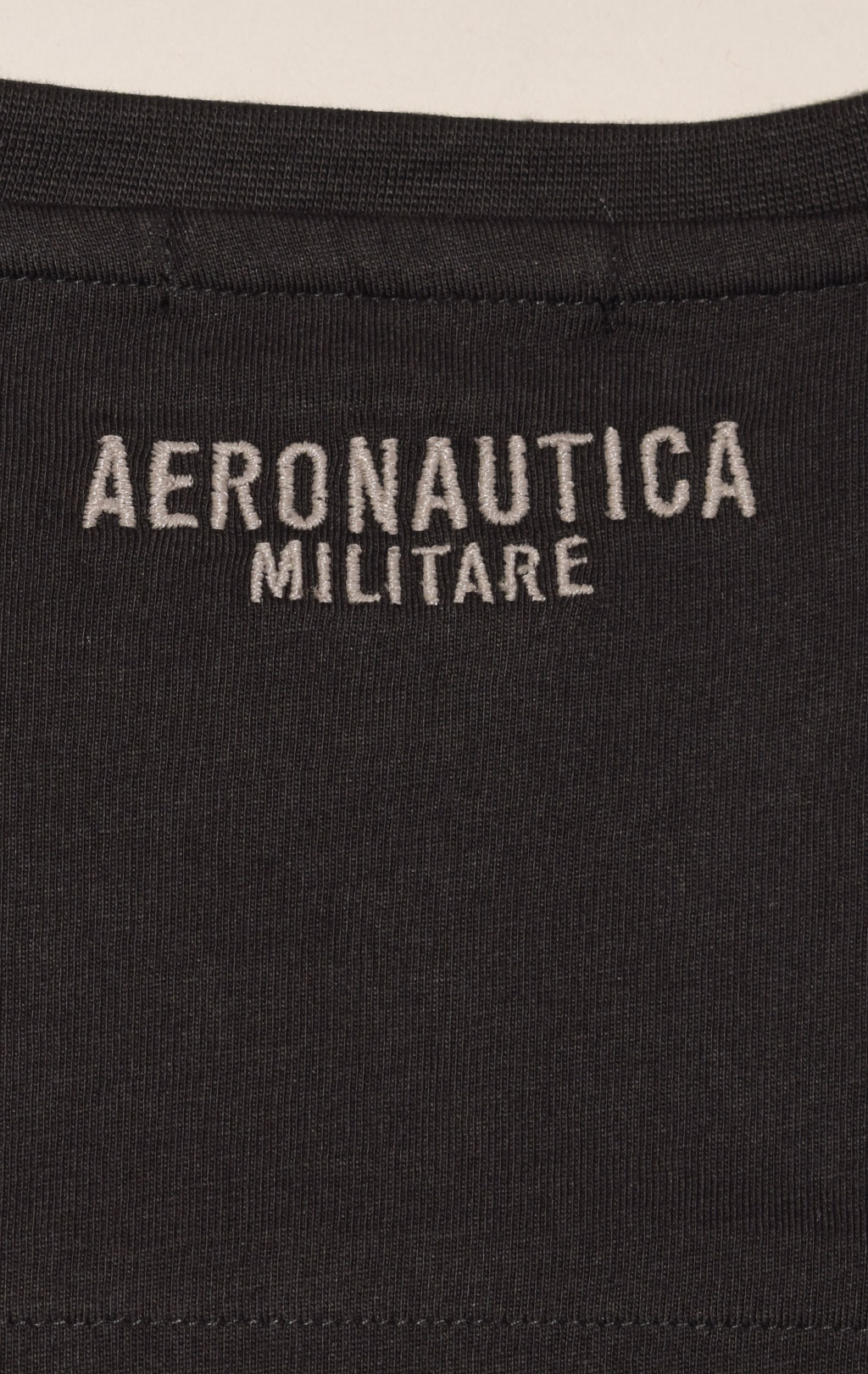 Лонгслив AERONAUTICA MILITARE FW 23/24/BD jet black (TS 2139)