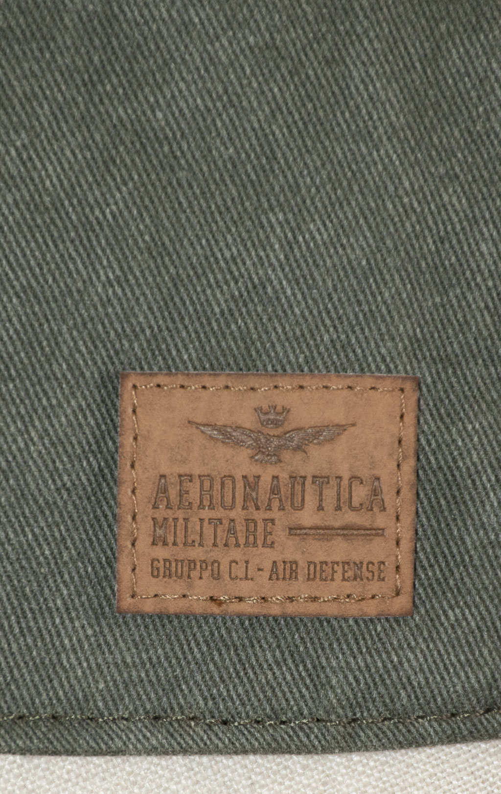 Бейсболка AERONAUTICA MILITARE SS 25 m/CN military olive washed (HA 1204) 