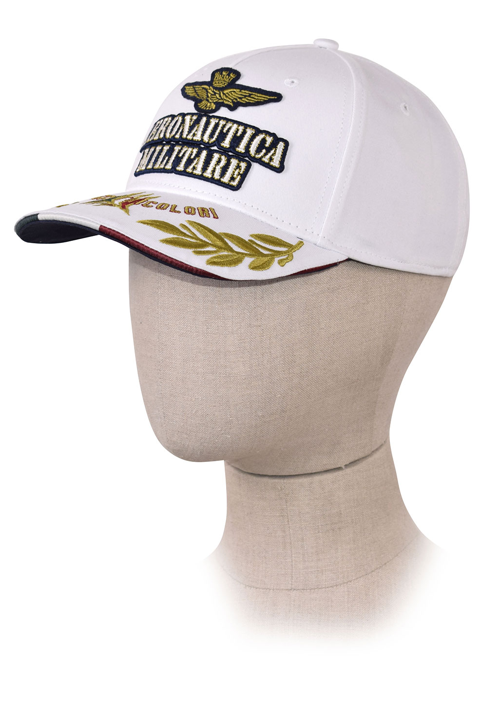 Бейсболка AERONAUTICA MILITARE SS 20/CN off white (HA 1047)
