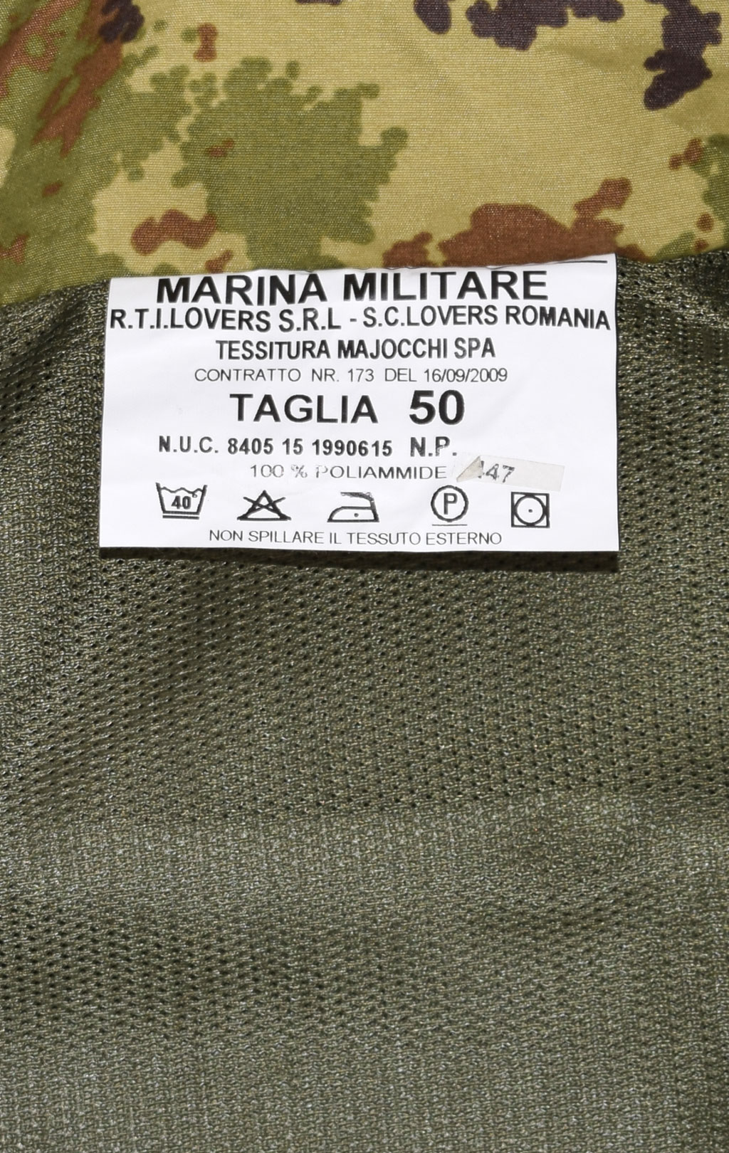 Костюм непромокаемый Gore-Tex Marina Militare Gore-Tex vegetato Италия