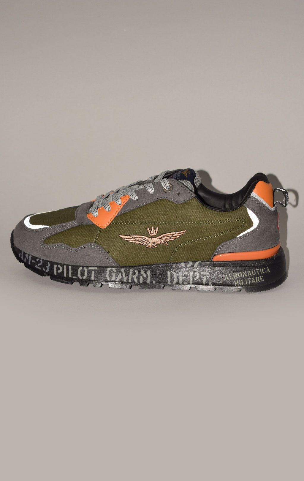Кроссовки AERONAUTICA MILITARE FW 23/24 m/CN green/grey (SC 214)