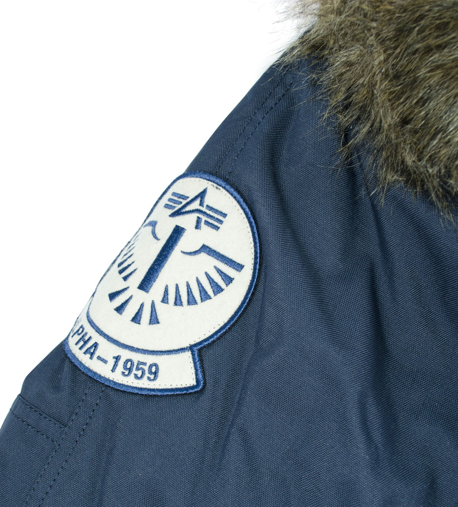 Аляска ALPHA INDUSTRIES APEX PARKA replica blue 