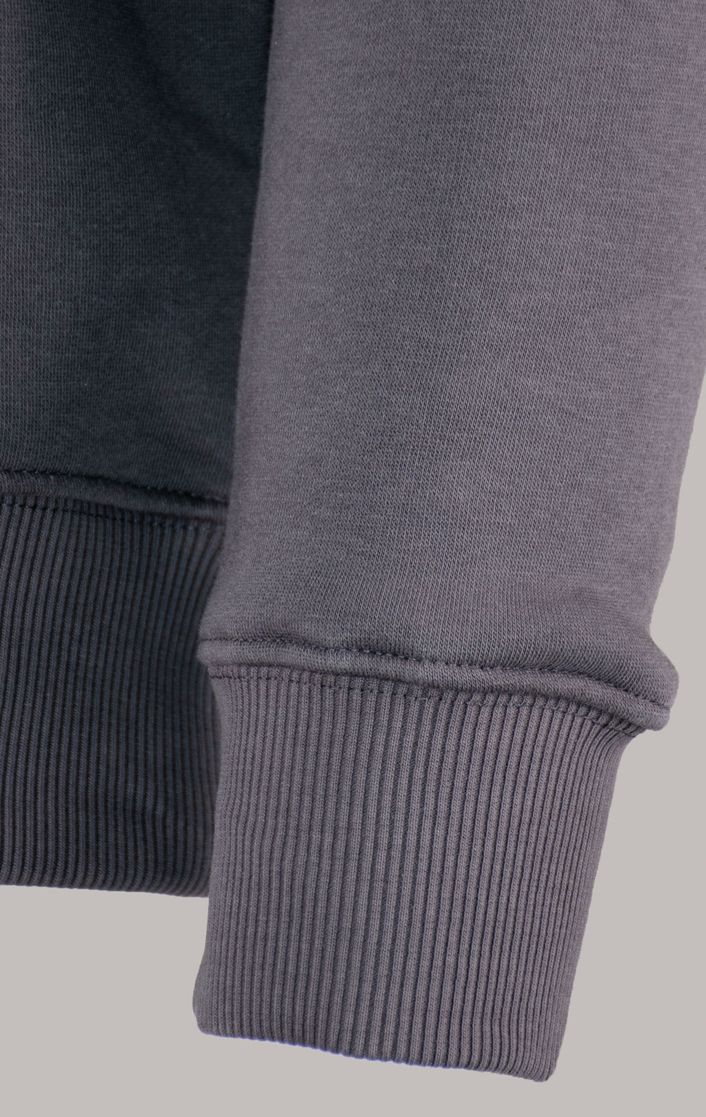 Толстовка ALPHA INDUSTRIES HALF ZIP SWEATER SMALL LOGO vintage grey 