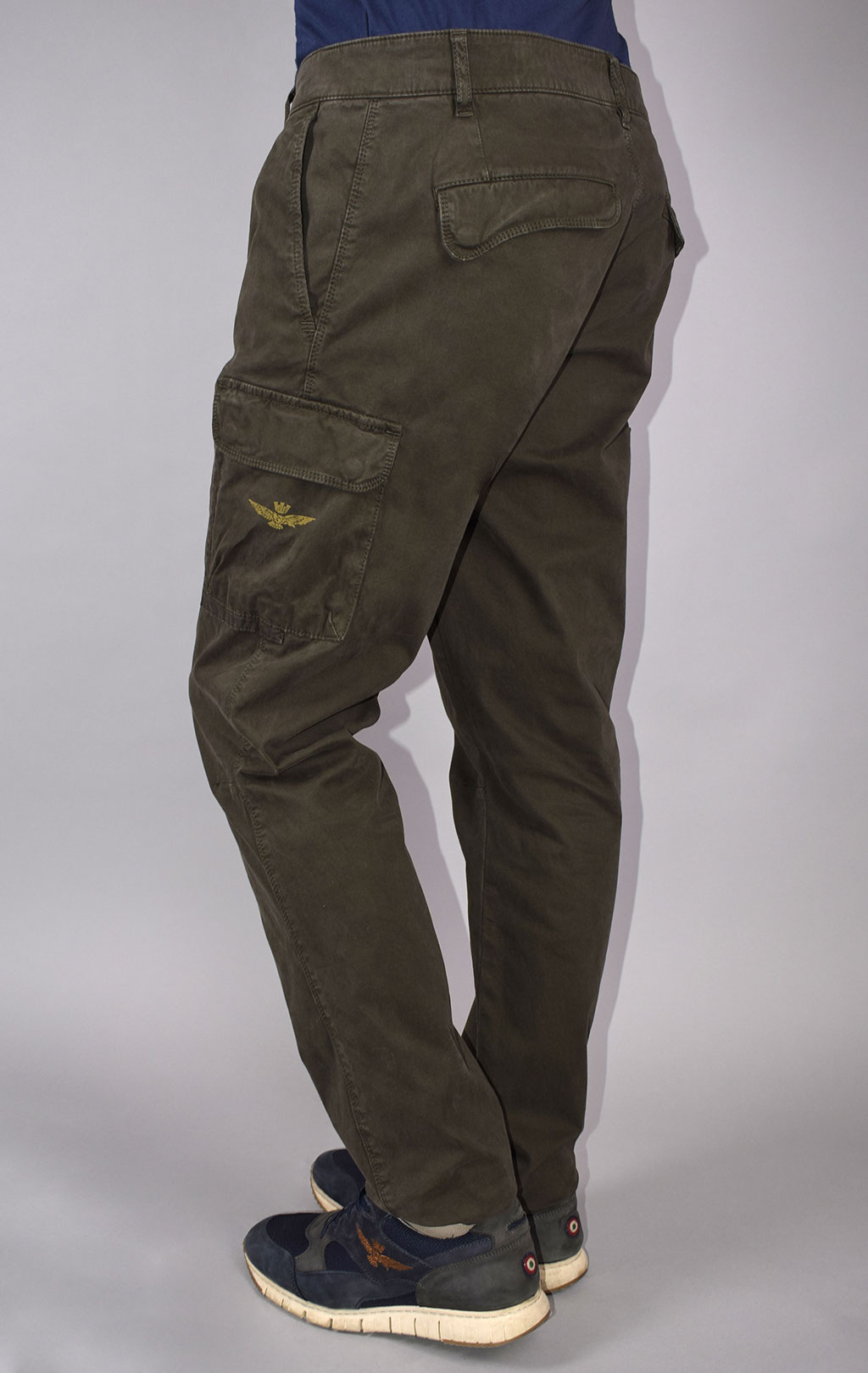 Брюки-карго AERONAUTICA MILITARE FW 19/20 verde marcio (PA 1270) 