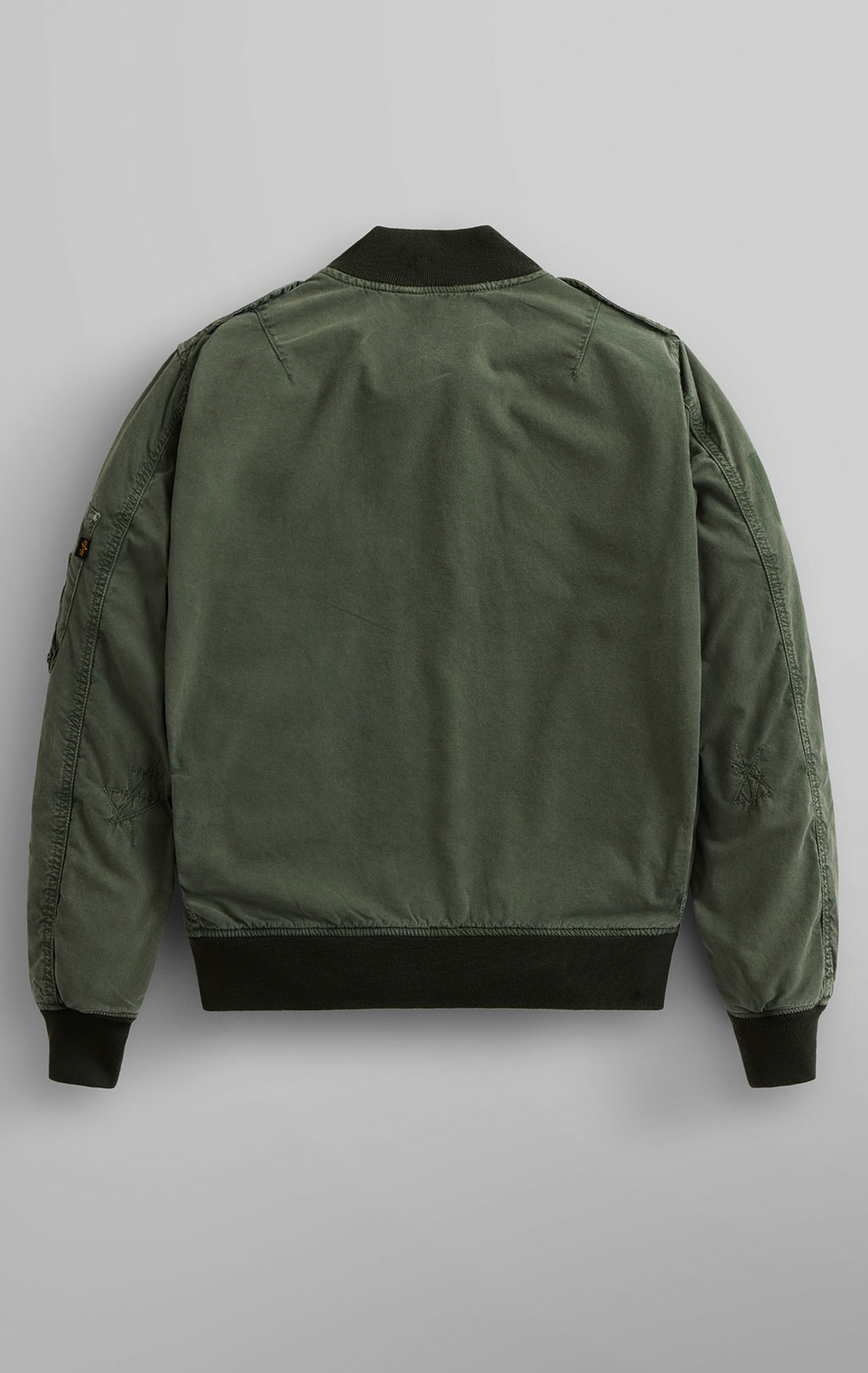 Женская ветровка ALPHA INDUSTRIES RIP AND REPAIR FLIGHT JACKET L-2B SS 24 m OG-107 green 