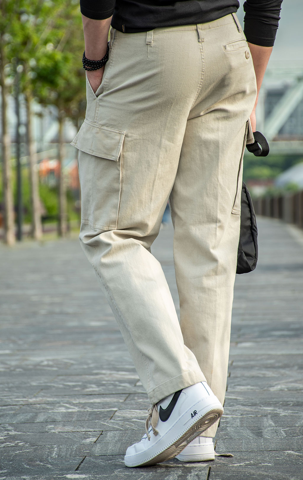 Брюки полевые хлопок Moleskin khaki washed Германия