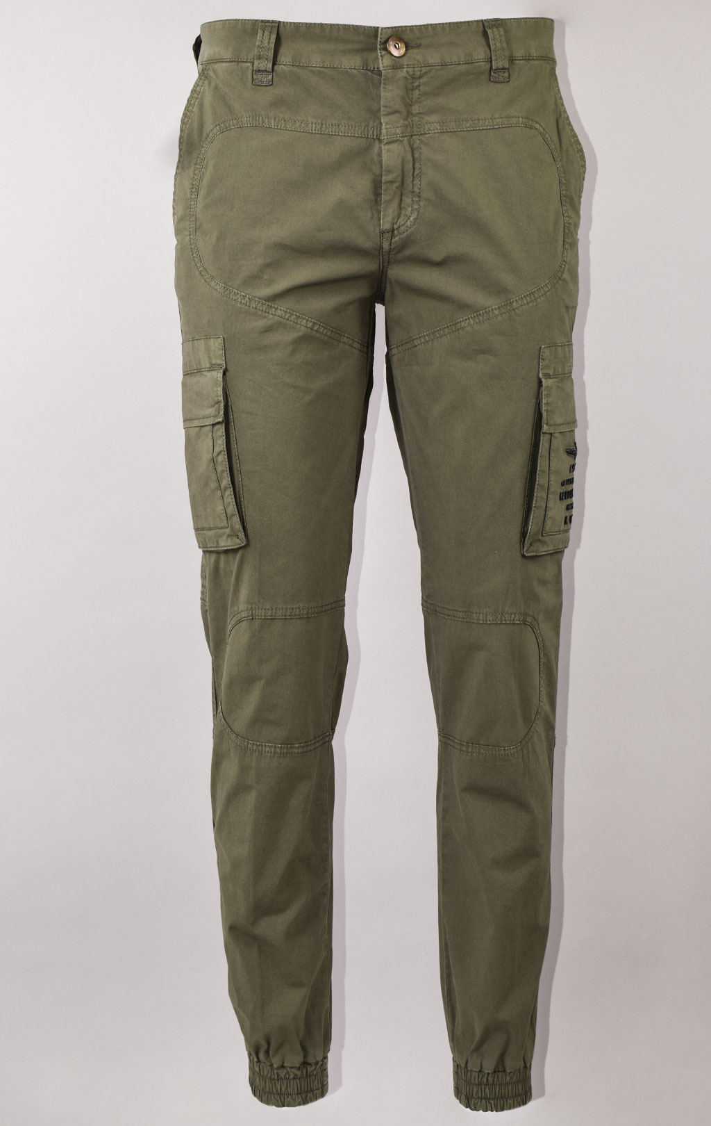 Брюки-карго AERONAUTICA MILITARE big size SS 22/AL verde militare (PA 1482) 