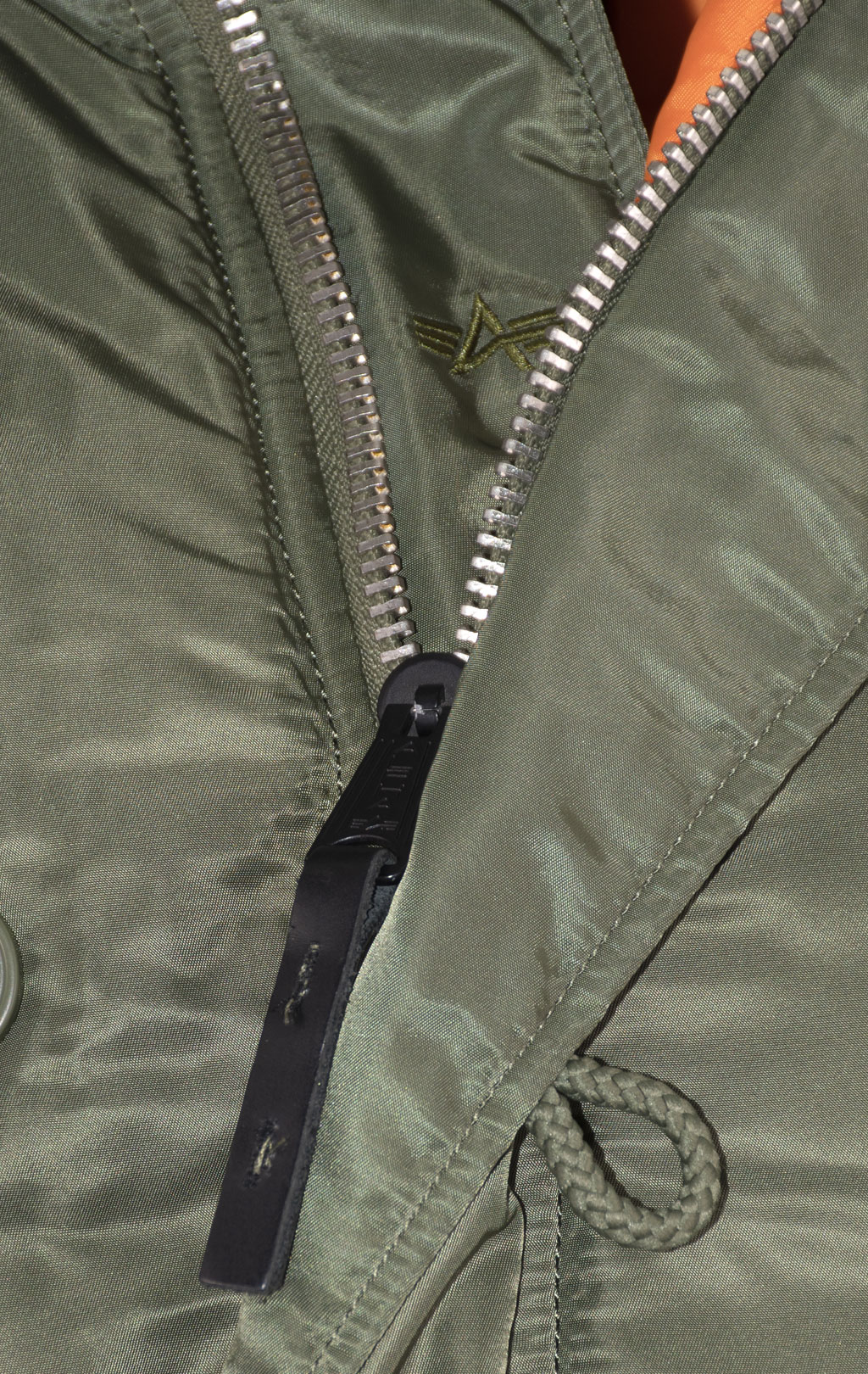 Аляска ALPHA INDUSTRIES SLIM FIT GEN-I N-3B натур. мех sage/orange 