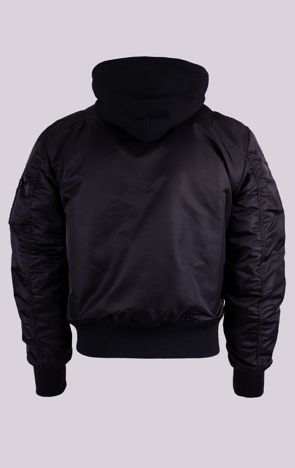 Куртка-бомбер лётная ALPHA INDUSTRIES MA-1 D-Tec SE black/orange 
