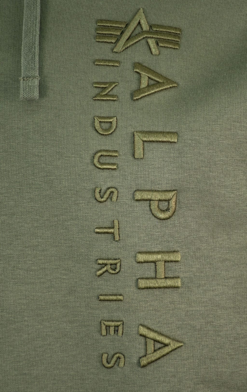 Толстовка ALPHA INDUSTRIES EMB HOODY dark olive 