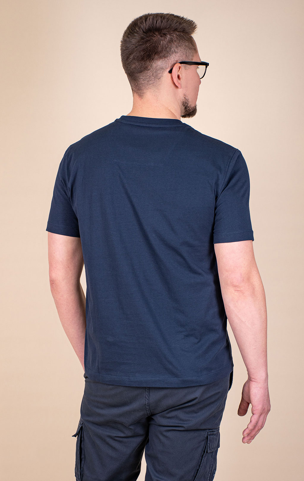 Футболка AERONAUTICA MILITARE big size SS 26/TR blue navy (TS 1580) 
