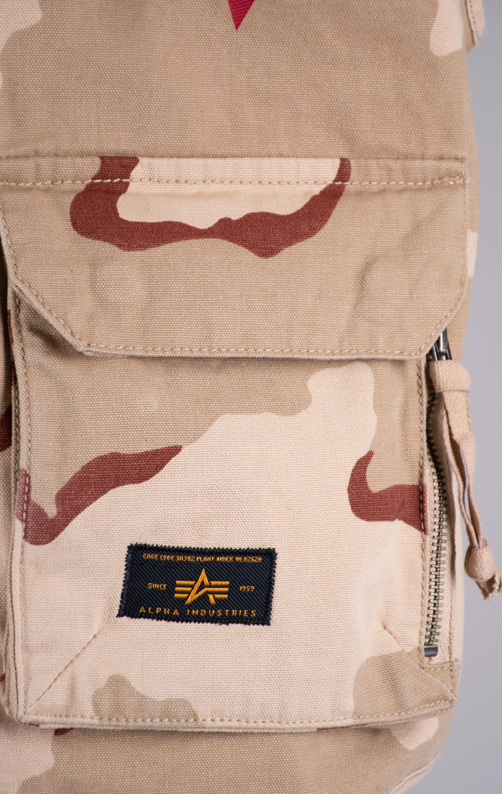 Жилет ALPHA INDUSTRIES MESH UTILITY VEST CAMO desert camo 91 