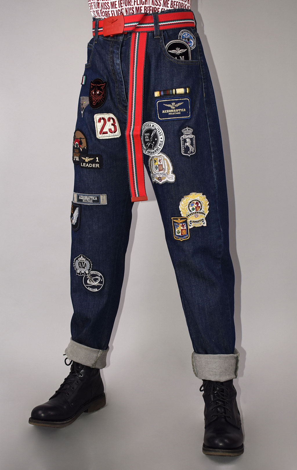 AERONAUTICA MILITARE FW 20 21 AL light blue jeans PJ 178