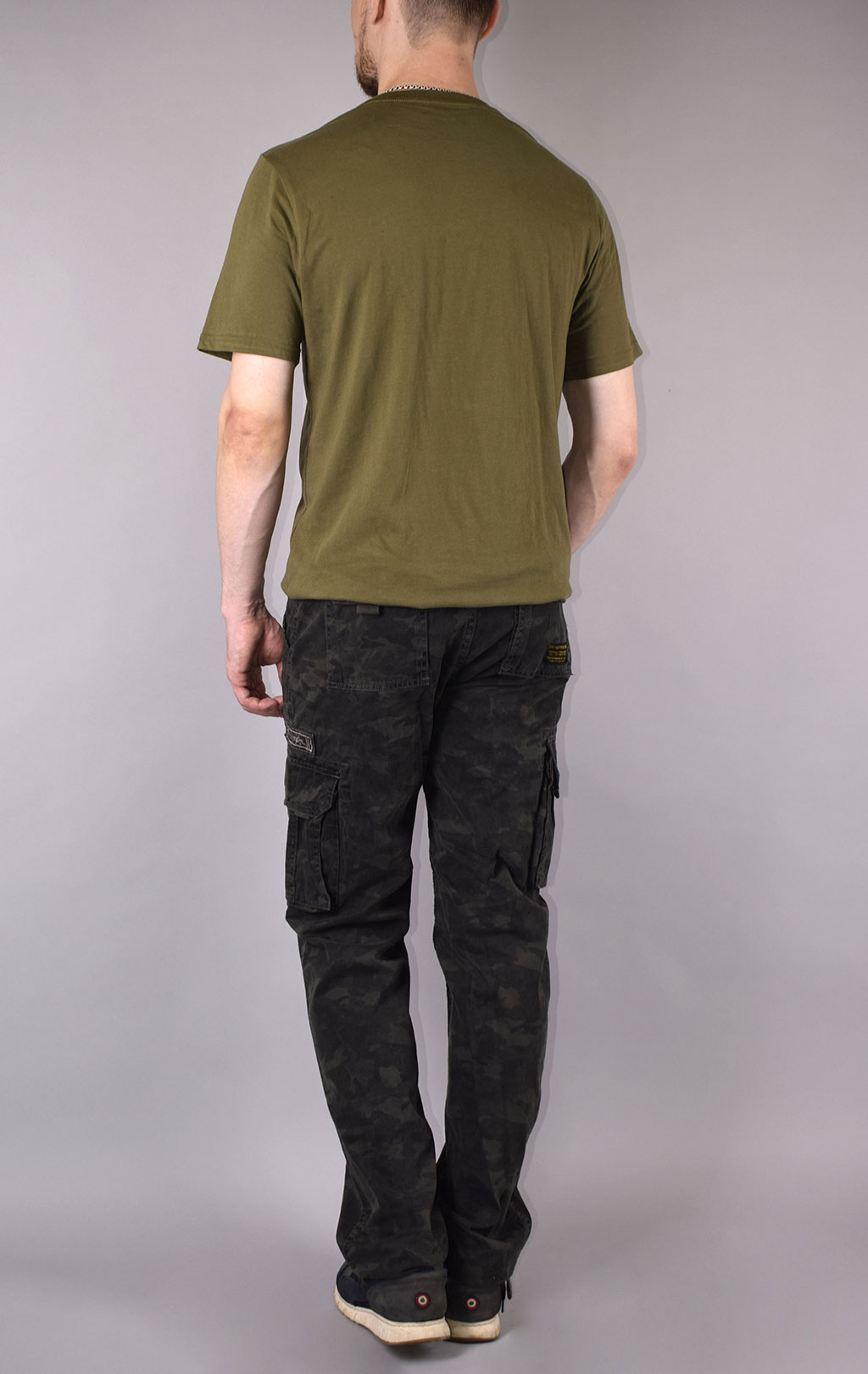 Футболка ALPHA INDUSTRIES 60TH ANNIVERSARY deep olive 