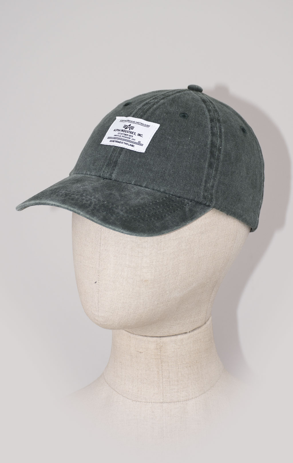 Бейсболка ALPHA INDUSTRIES BATTLEWASH CAP SS 24 dark green 