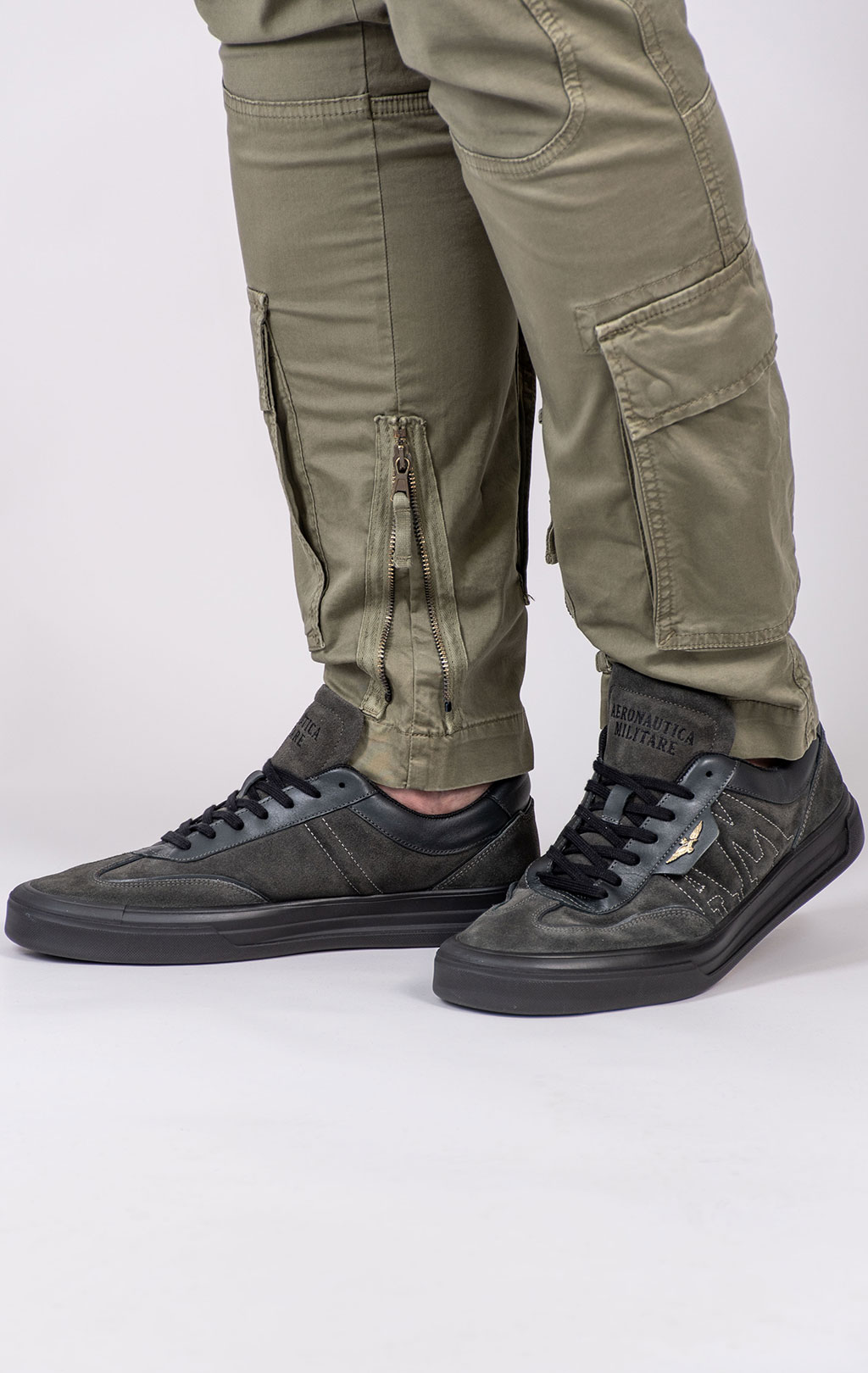 Сникеры AERONAUTICA MILITARE SS 25 m/PT nero (SC 264) 