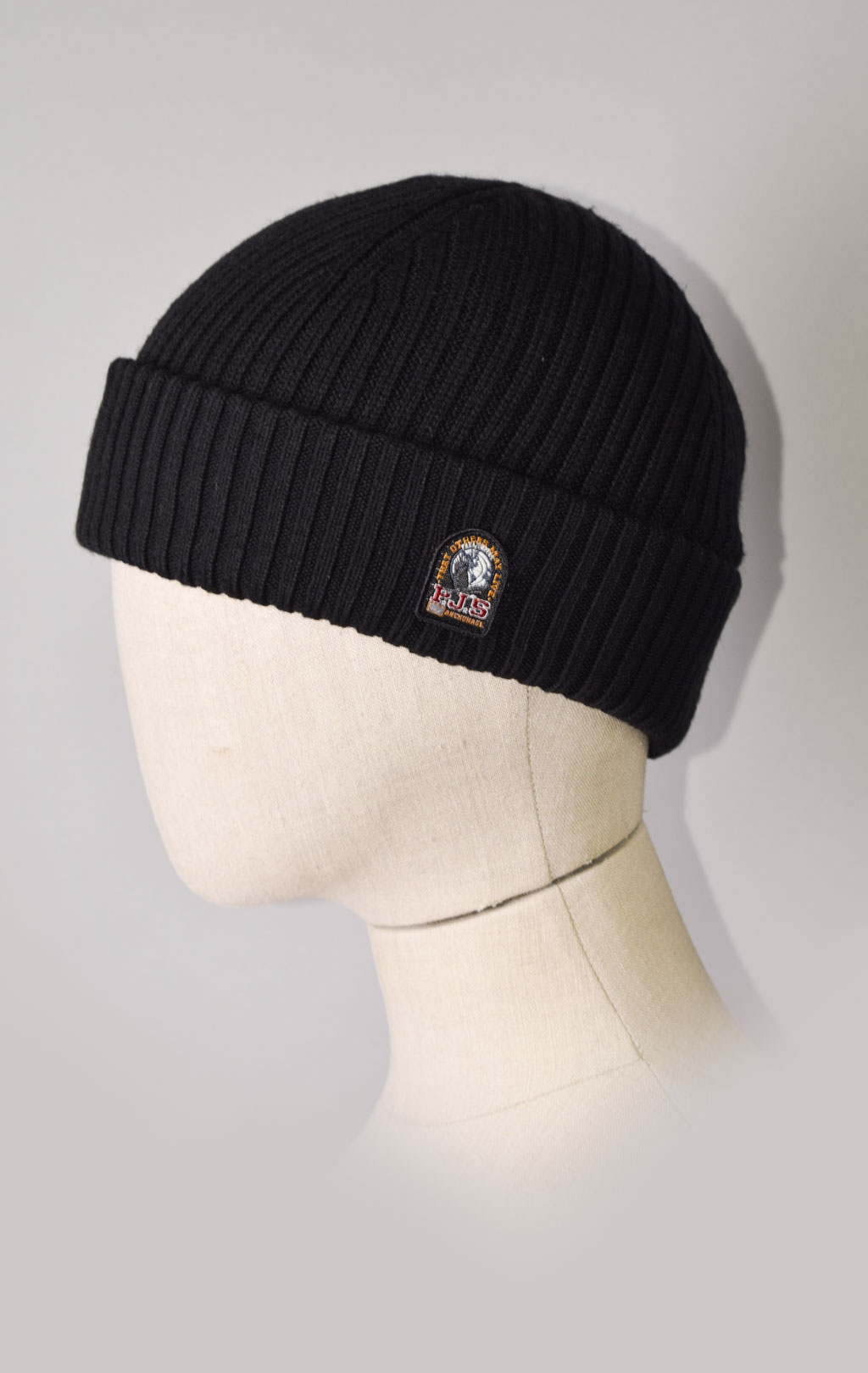 Шапка вязаная PARAJUMPERS RIB HAT FW 23/24 black 