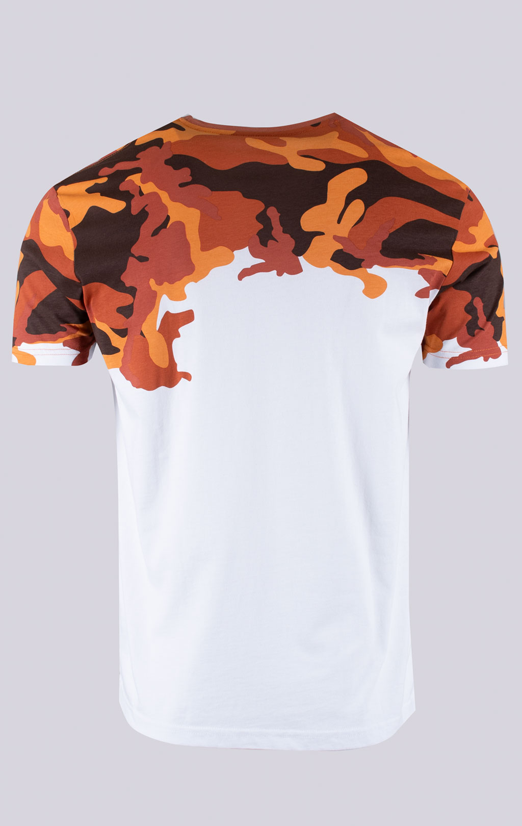 Футболка ALPHA INDUSTRIES LOST CAMO T orange camo 