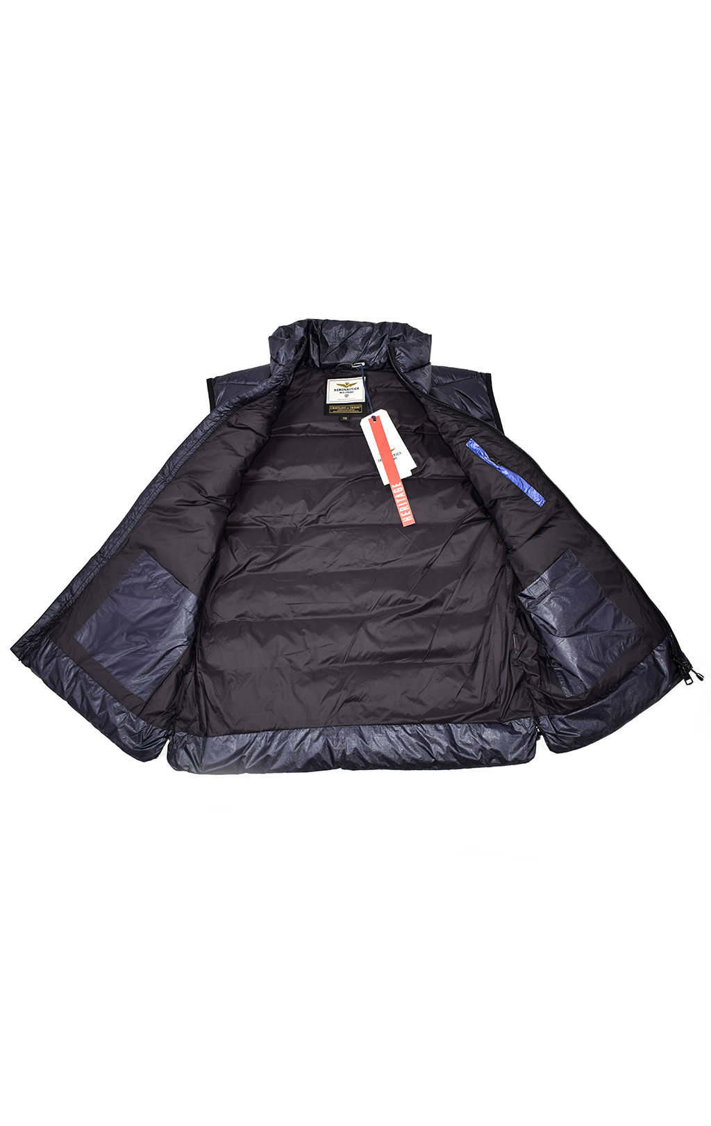 Куртка-жилет AERONAUTICA MILITARE FW 21/22 m/CN blue black (AB 1968) 
