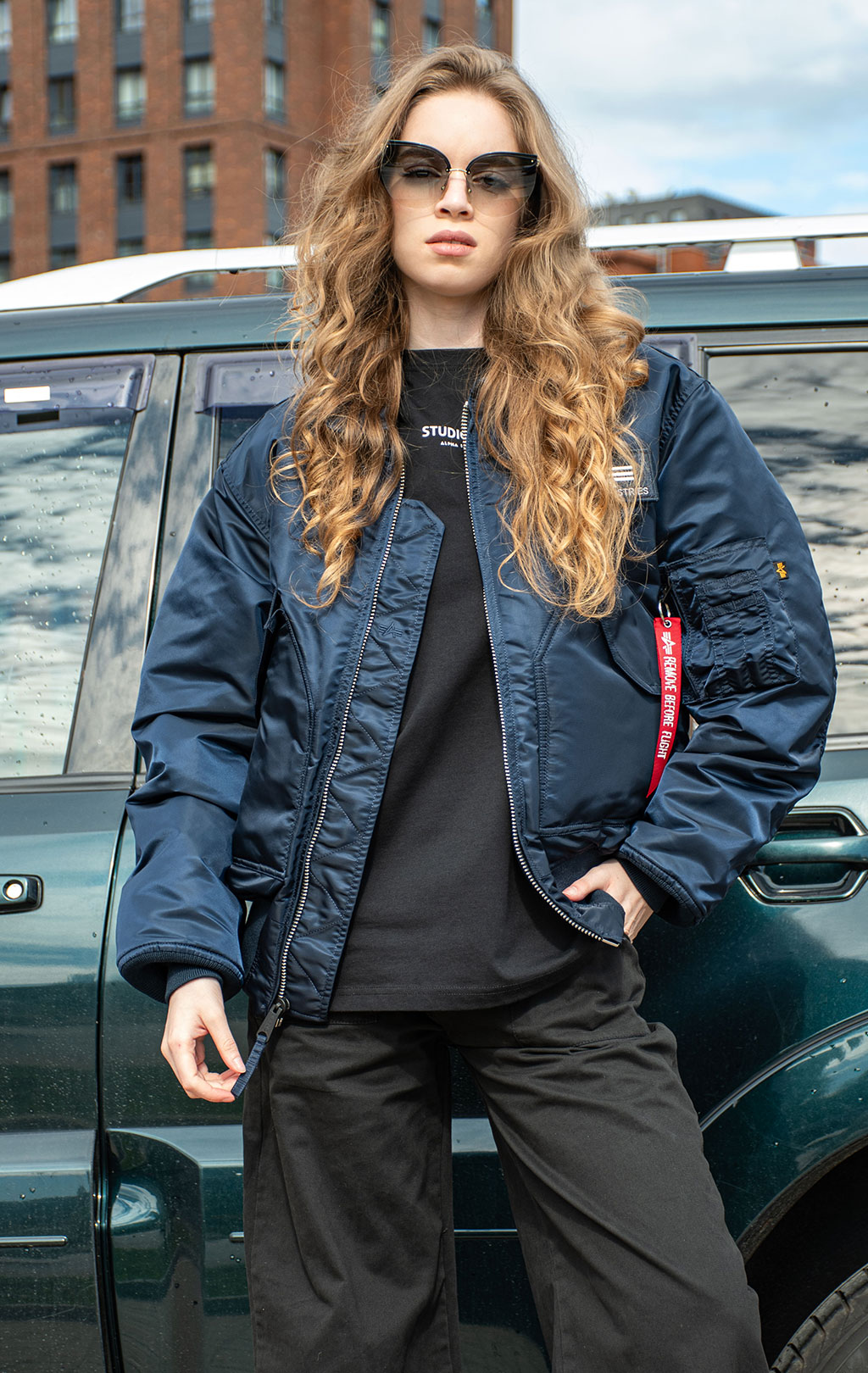 Куртка лётная ALPHA INDUSTRIES CWU 45 HERITAGE rep. blue 