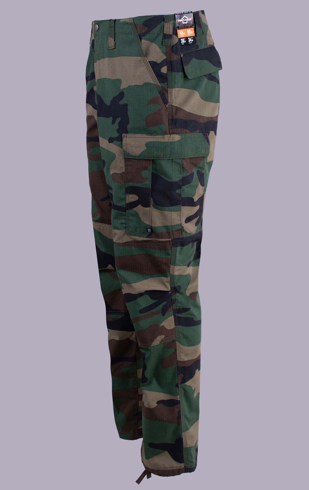 Брюки тактические Pentagon BDU 2.0 хлопок35%/полиэстер65% Rip-Stop camo woodland 05001 