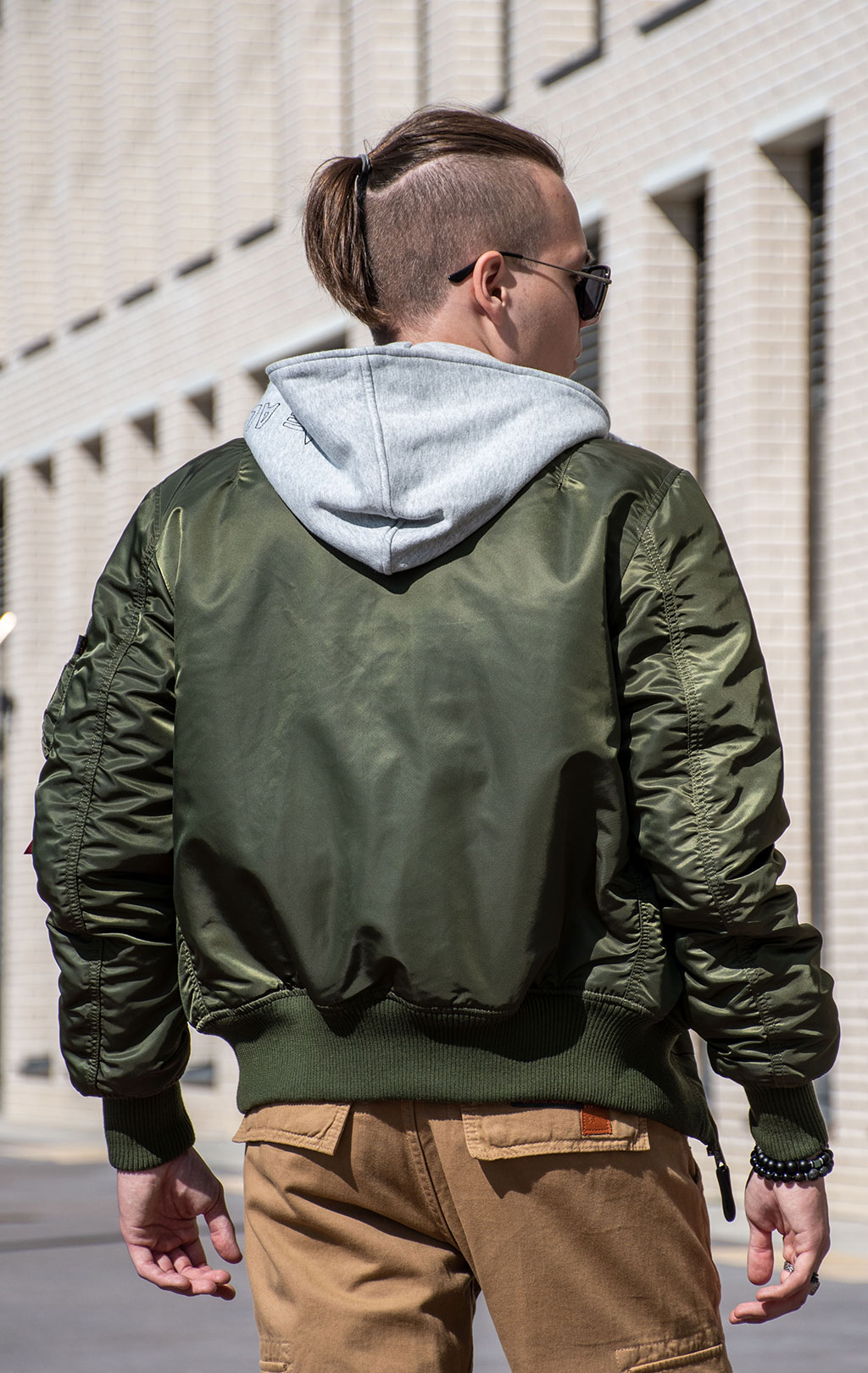 ALPHA INDUSTRIES D Tec MA 1 dark green