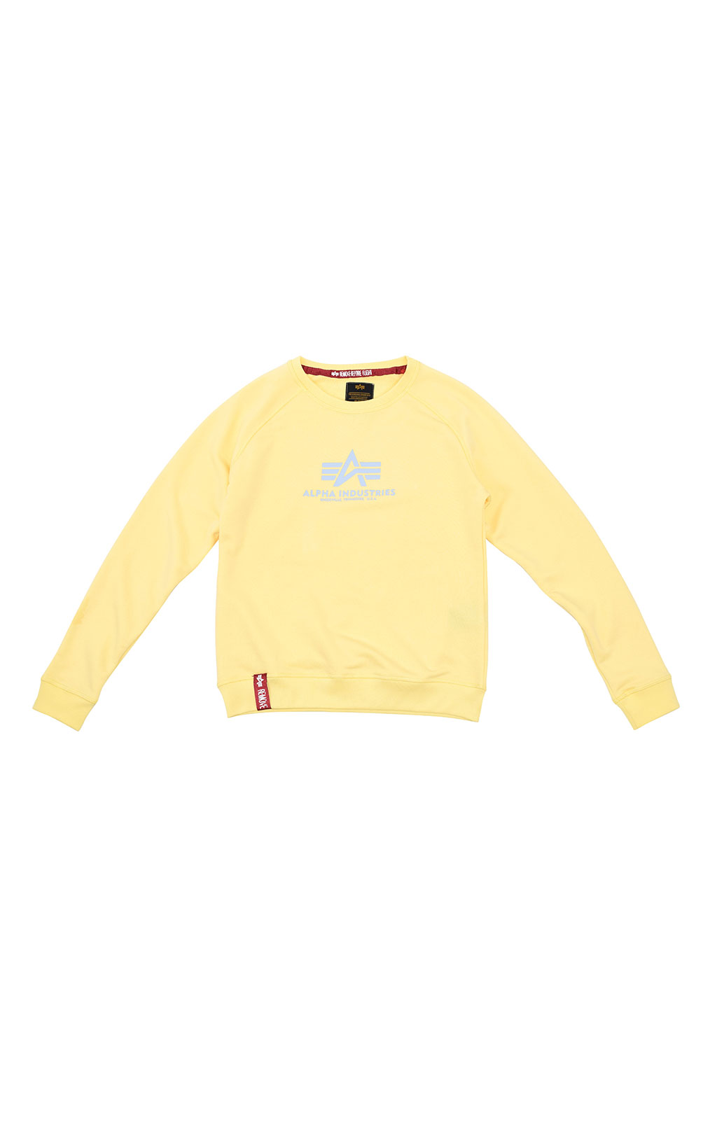 Женский свитшот ALPHA INDUSTRIES NEW BASIC SWEATER pastel yellow 