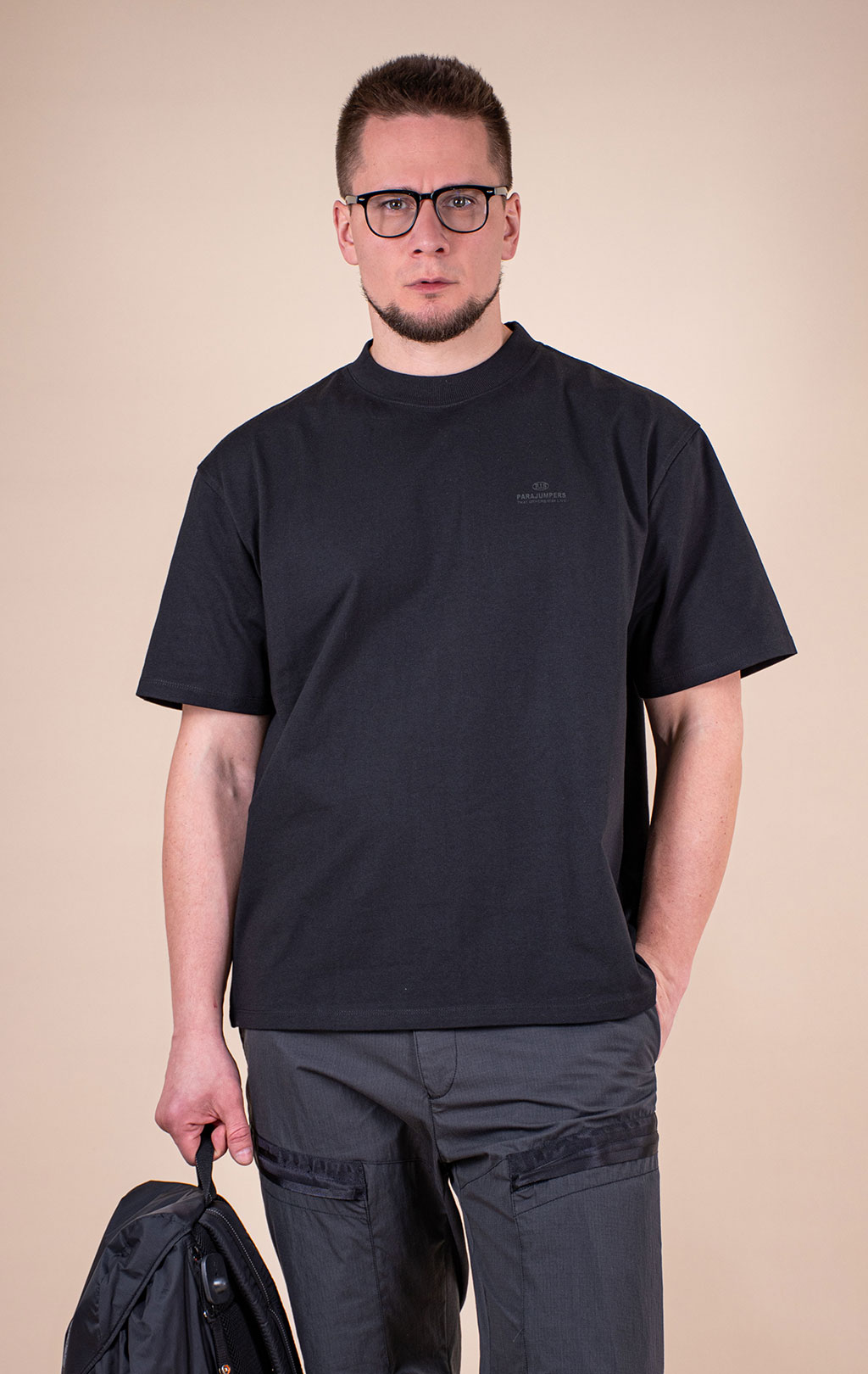 Футболка PARAJUMPERS REG TEE плотная SS 26 black 