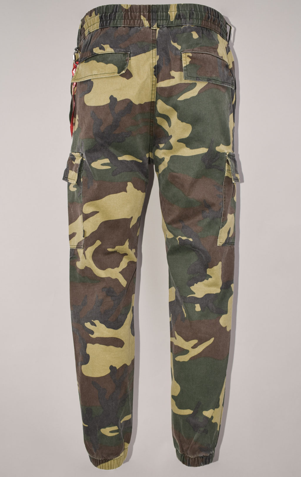 Брюки джоггеры ALPHA INDUSTRIES COTTON JOGGER camo woodland 