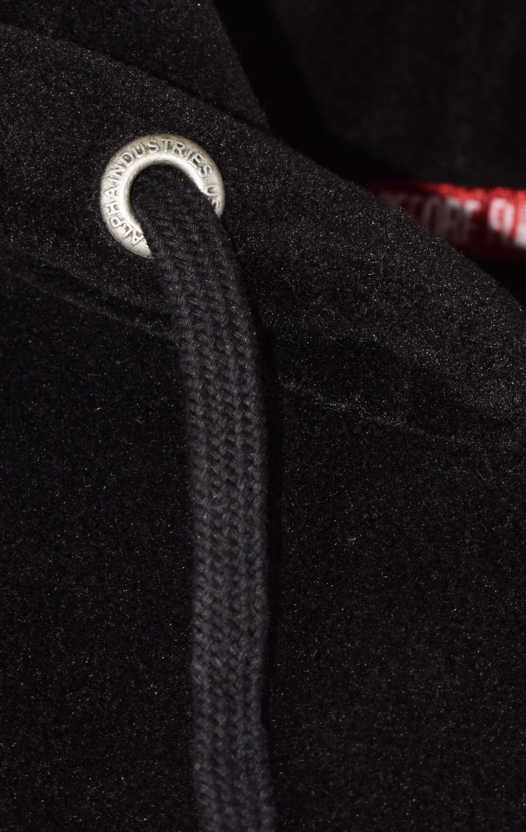 Женская толстовка ALPHA INDUSTRIES POLAR FLEECE HOODY OS black 