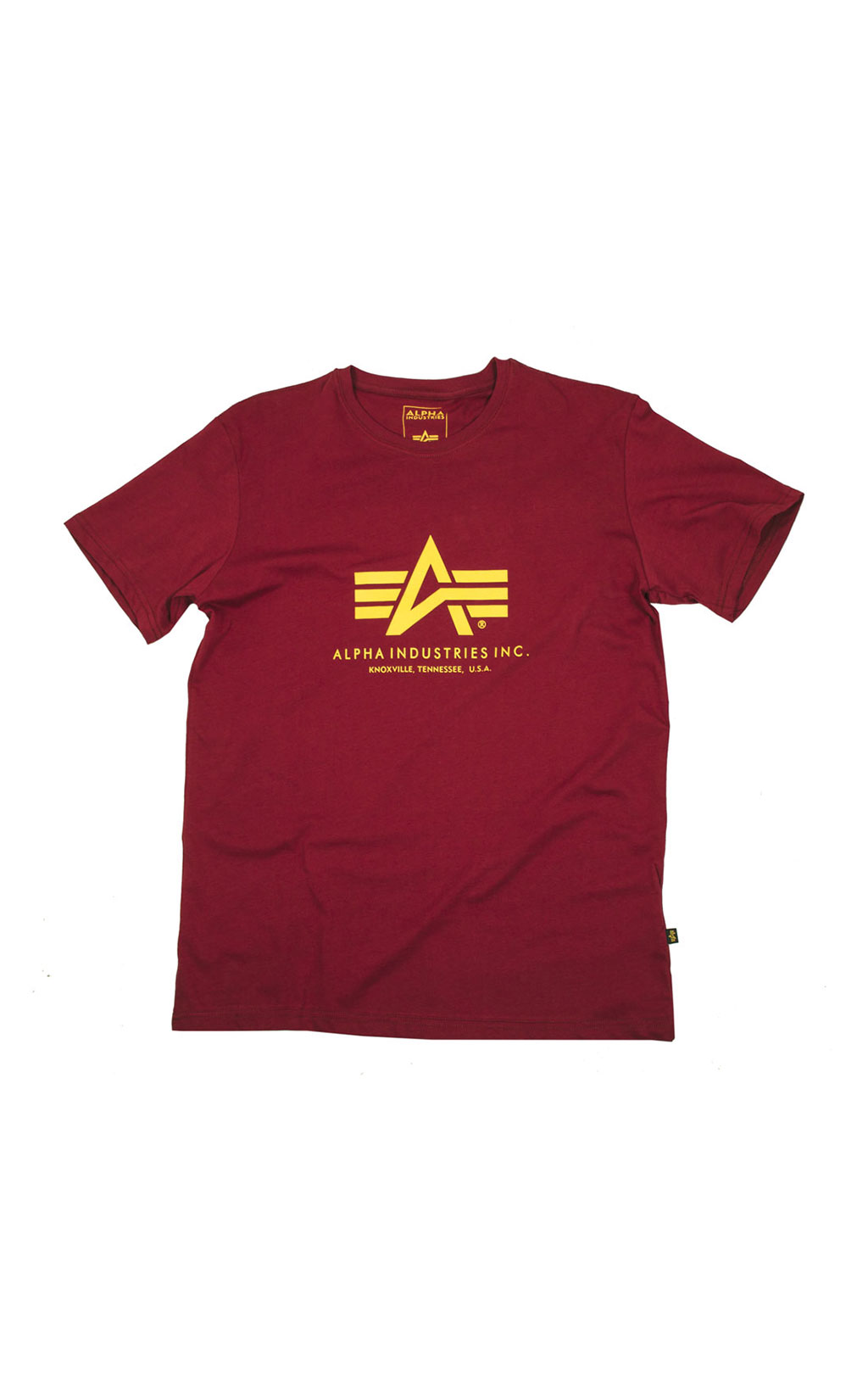 Футболка ALPHA INDUSTRIES BASIC T burgundy 