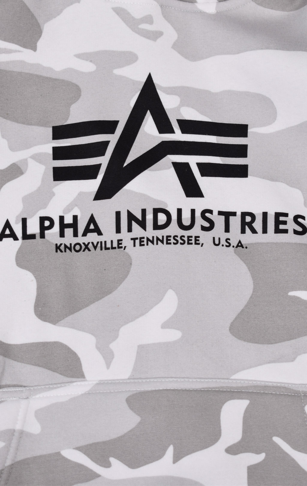 Толстовка ALPHA INDUSTRIES BASIC HOODY white camo 